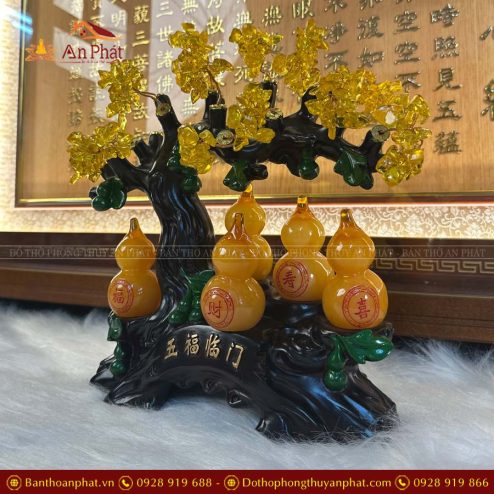 phong thuy decor cay thach anh 5 ho lo vang pt0002 3