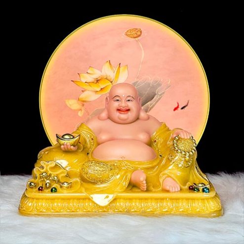Tượng Phật Di Lặc Đá Thạch Anh Cao Cấp DL004