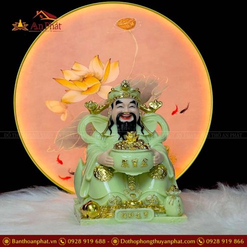 tuong than tai than tien cao cap da xanh ngoc t015 3