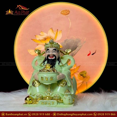 tuong than tai than tien cao cap da xanh ngoc t015 4