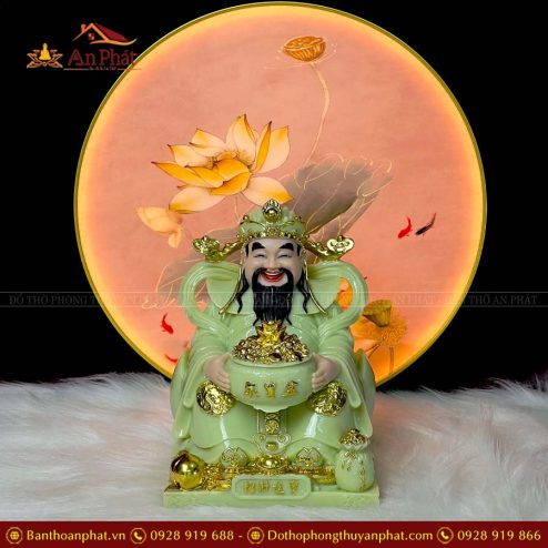 tuong than tai than tien cao cap da xanh ngoc t015 5