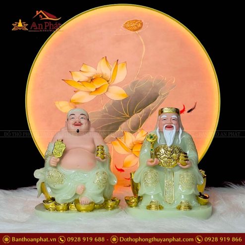 tuong than tai tho dia bo 2 ong da cao cap xanh ngoc t014 5