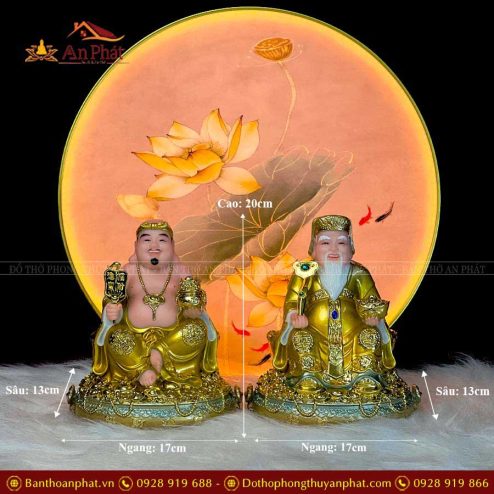 tuong than tai tho dia cao cap bo 2 ong da vang t074 2