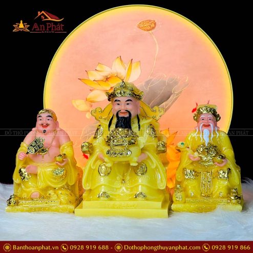 tuong than tai tho dia da vang bo 3 ong t070 3