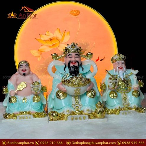 tuong than tai tho dia da xanh cao cap bo 3 ong t046 3