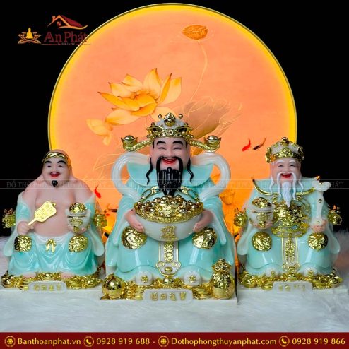 tuong than tai tho dia da xanh cao cap bo 3 ong t046 5