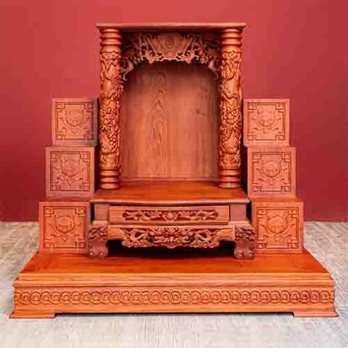 Ban Thần Tài 2 Cột Mẫu Hiện Đại TT878