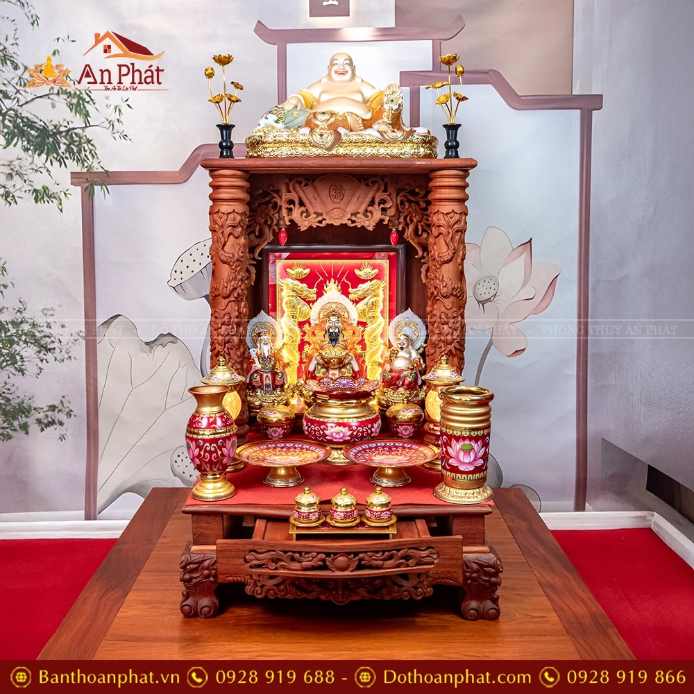 Bàn Thần Tài Thổ Địa Đồ Thờ Hợp Kim Đồng Đỏ TT897 27 Bàn Thần Tài Thổ Địa Đồ Thờ Hợp Kim Đồng Đỏ TT897