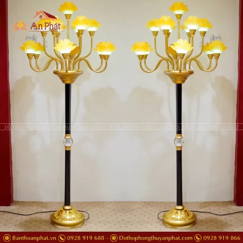 Đèn chùm phòng thờ điện lưu ly Đài Loan DTD1317 An Phát