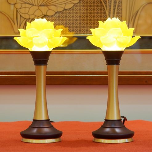 Đèn thờ điện lưu ly 1 bông cao cấp DTD1311 An Phát