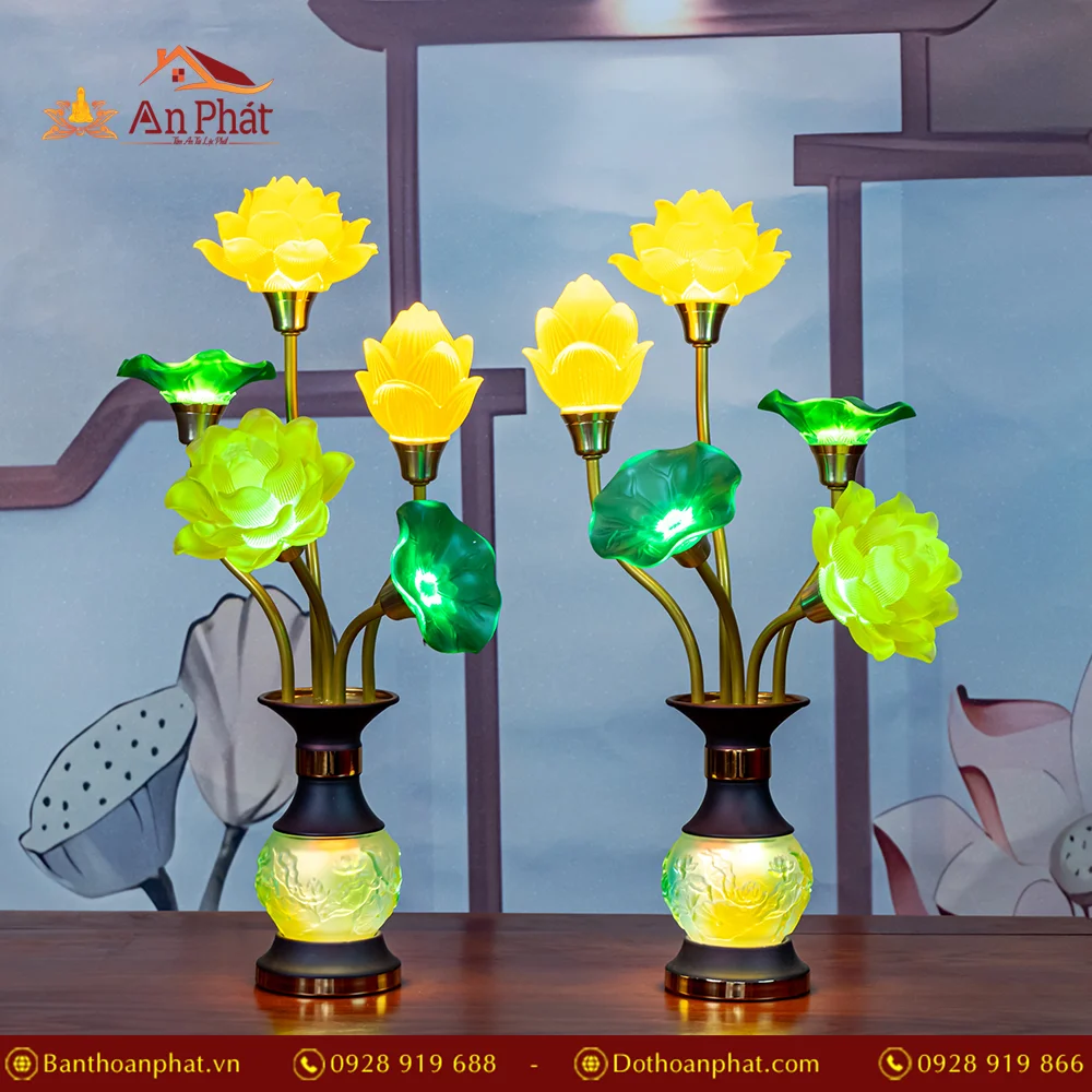Đèn thờ cúng nhập khẩu cao cấp