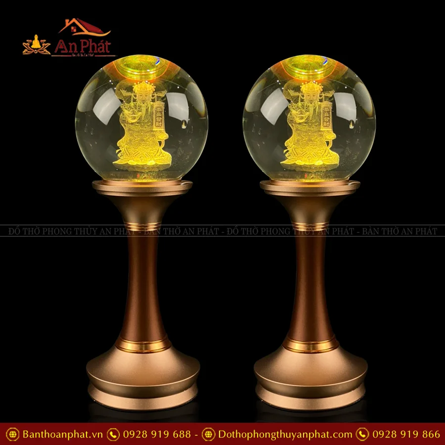 Đèn thờ điện cầu thân đồng nhiều mẫu DTD1399 16 Đèn thờ cúng cao cấp nhập khẩu Đài Loan