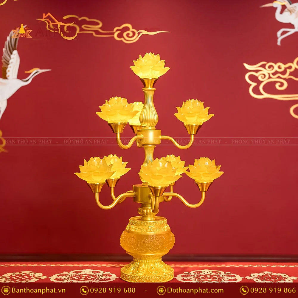 Đèn thờ cao cấp bằng điện