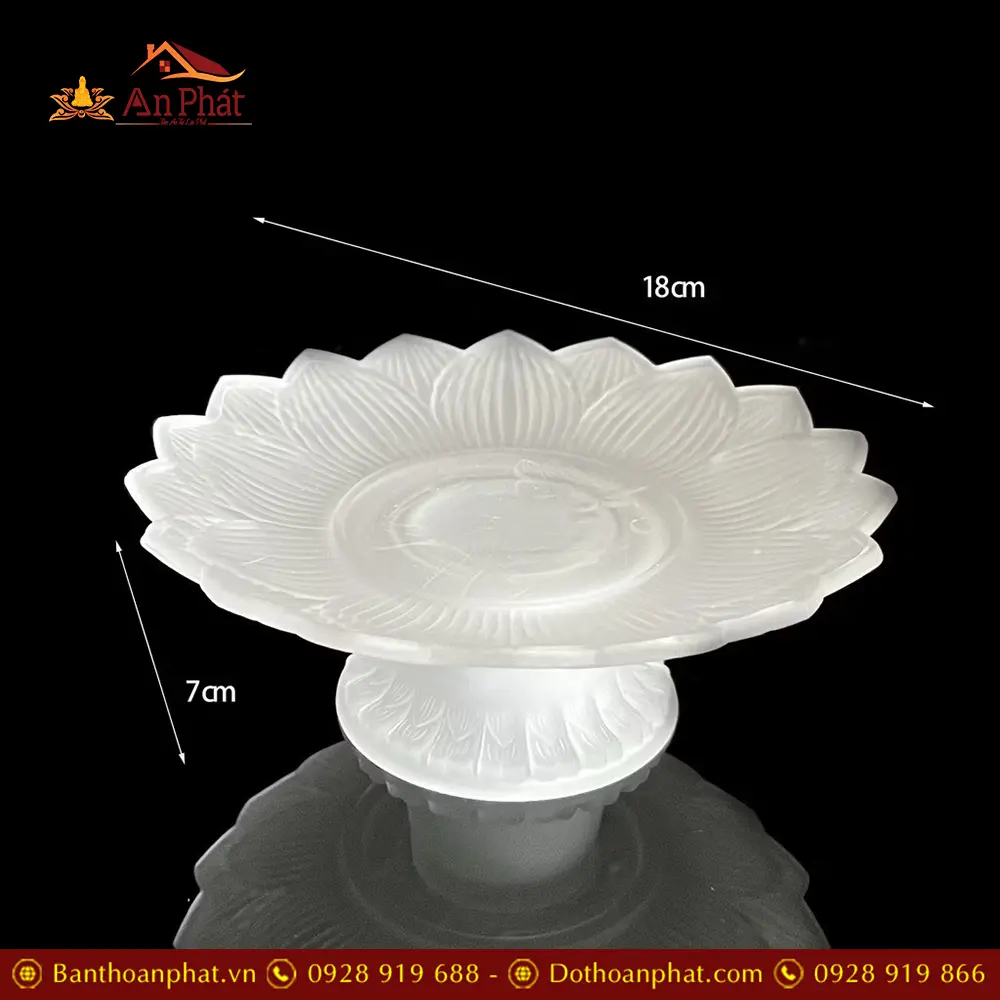 mam bong tho luu ly hoa sen trang nhap khau dt57600001