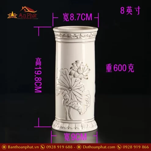 ong huong gom trang hoa sen vien vang dt62900001
