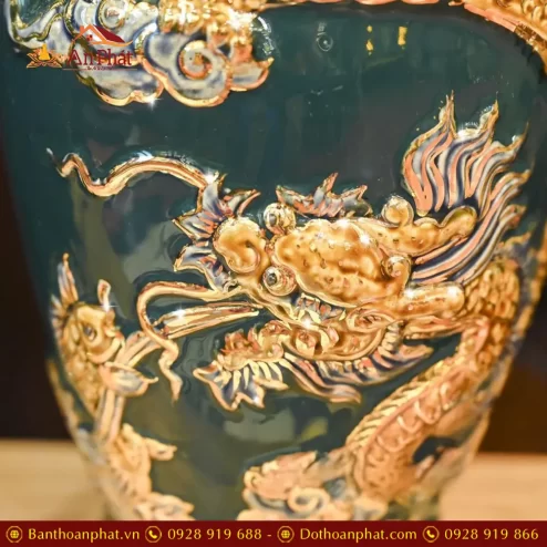 lo hoa dap noi rong xanh ve vang gom bat trang dt65800006