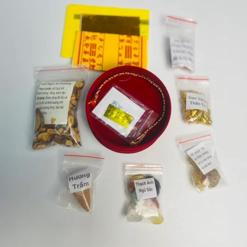 Bộ cốt thất bảo cốt bát hương chuẩn PK9548 An Phát