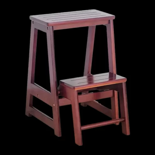 Ghế Gỗ Cao Su Gấp Gọn Thắp Hương Màu Nâu PK9537 An Phát