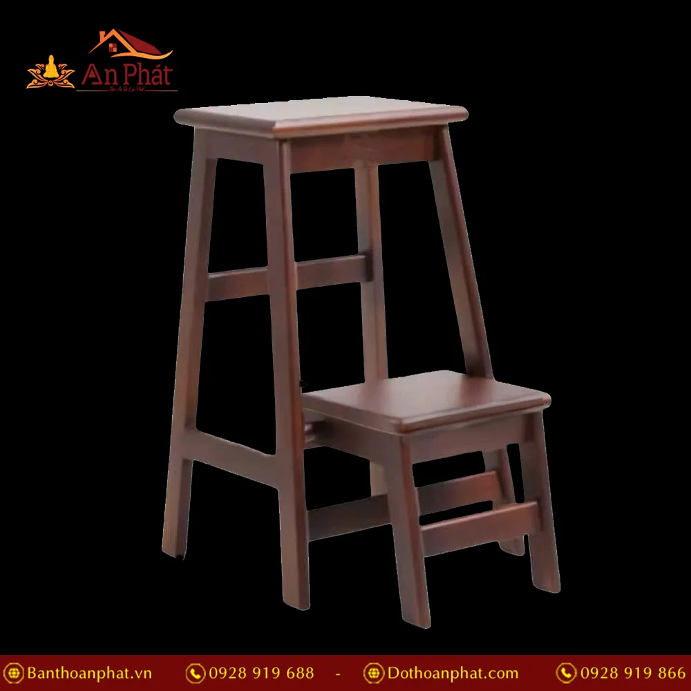 Ghế gỗ tự nhiên decor gấp gọn cao cấp PK9535 An Phát