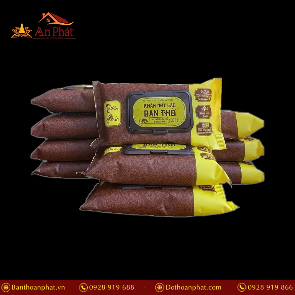 Khăn lau bao sái ban thờ Thiên Phúc PK9541 9 Khăn lau bao sái ban thờ Thiên Phúc PK9541 An Phát