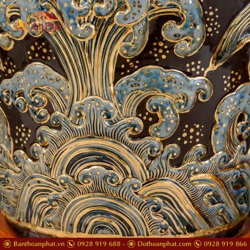 lo loc binh cao cap ve vang phuc loc tho dap noi men nau bat trang dt96300001