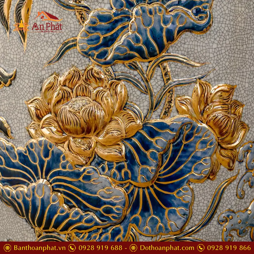 Lọ Lộc Bình Phúc Đức Cao Cấp Vẽ Vàng Đắp Nổi Kênh DT939 29 lo loc binh phuc duc cao cap ve vang dap noi kenh dt93900004