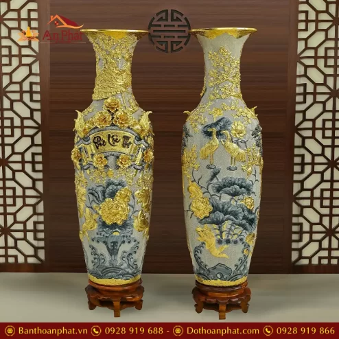 lo loc binh phuc loc tho bat trang men ran dap noi dat vang dt93000004