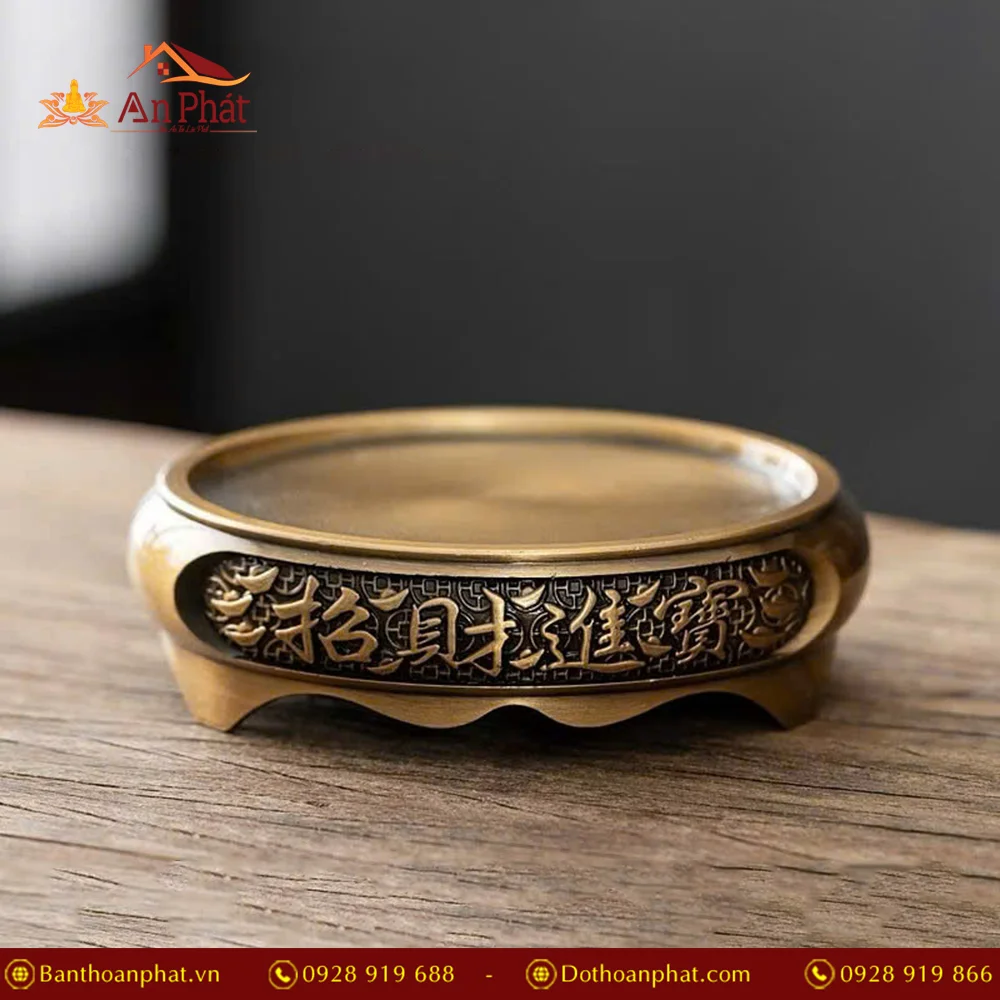 Đế Kê Lư Trầm Bằng Đồng Nhập Khẩu PK9525 7 Đế Kê Lư Trầm Bằng Đồng Nhập Khẩu PK9525 An Phát