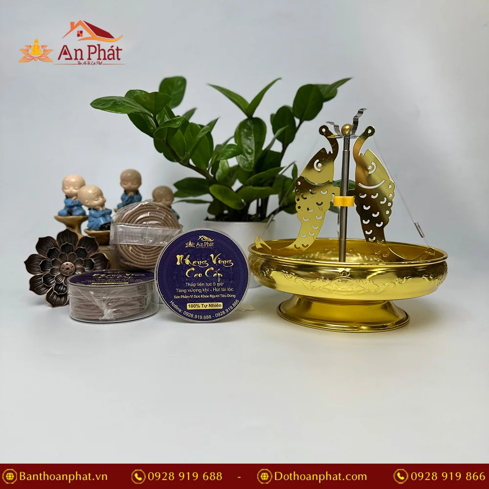 Nhang vòng trầm hương Thượng Hạng PK9555 7 Nhang vòng trầm hương Thượng Hạng PK9555 An Phát