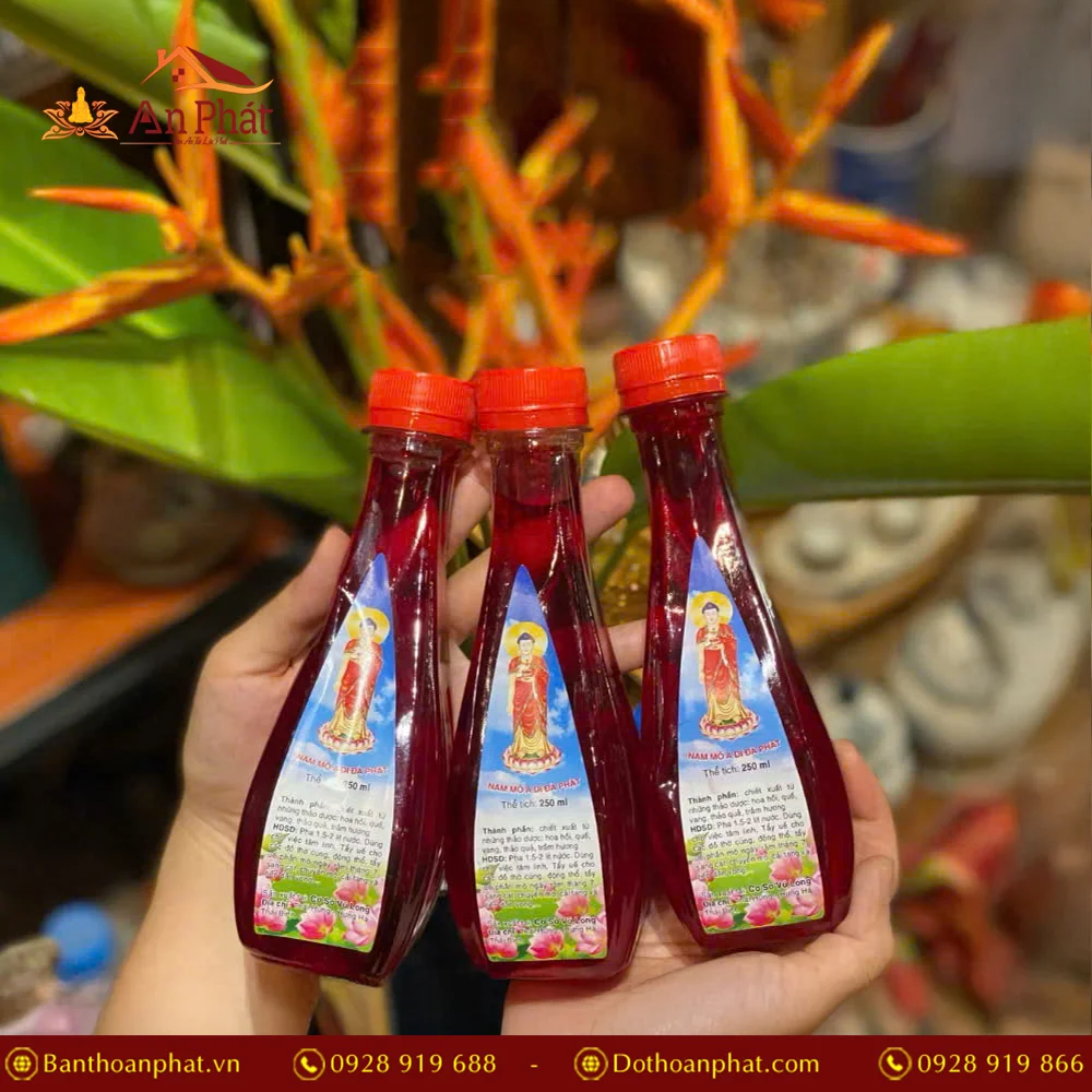 Nước lau bàn thờ tắm tượng Thiên Hương PK9530 11 Nước tẩy uế lau ban thờ