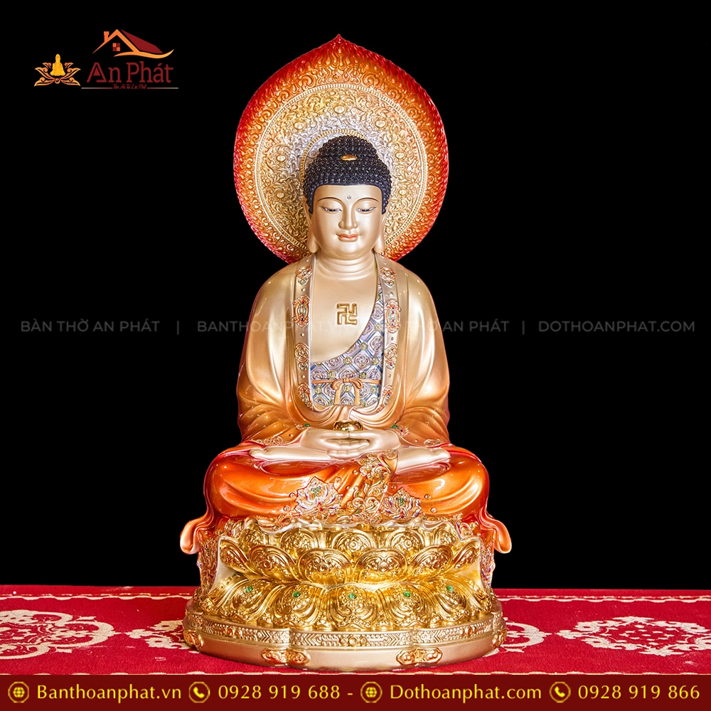 Tượng Phật Thích Ca Mâu Ni ngồi bằng đá đẹp