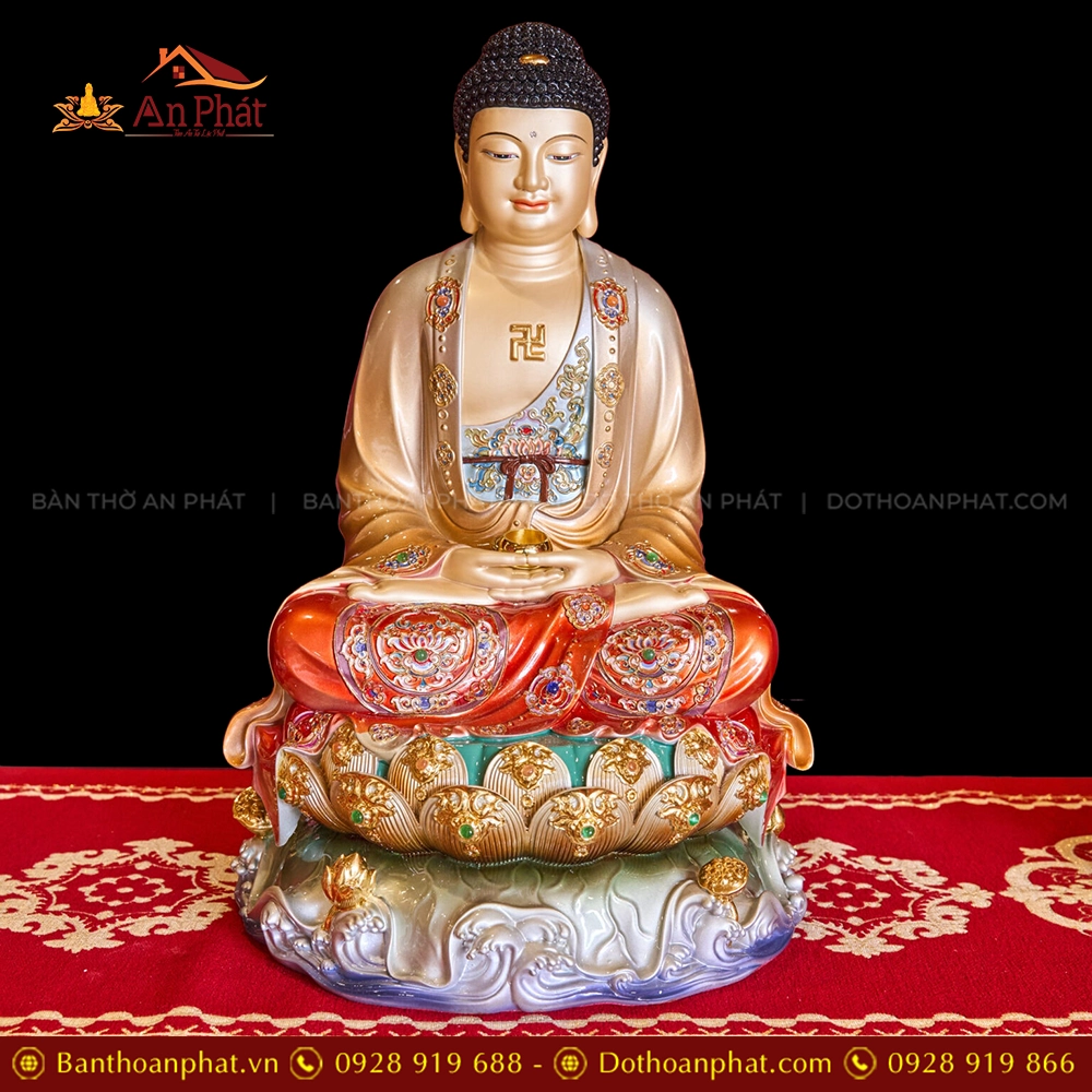 Tượng Phật Thích Ca Mâu Ni ngồi bằng đá đẹp