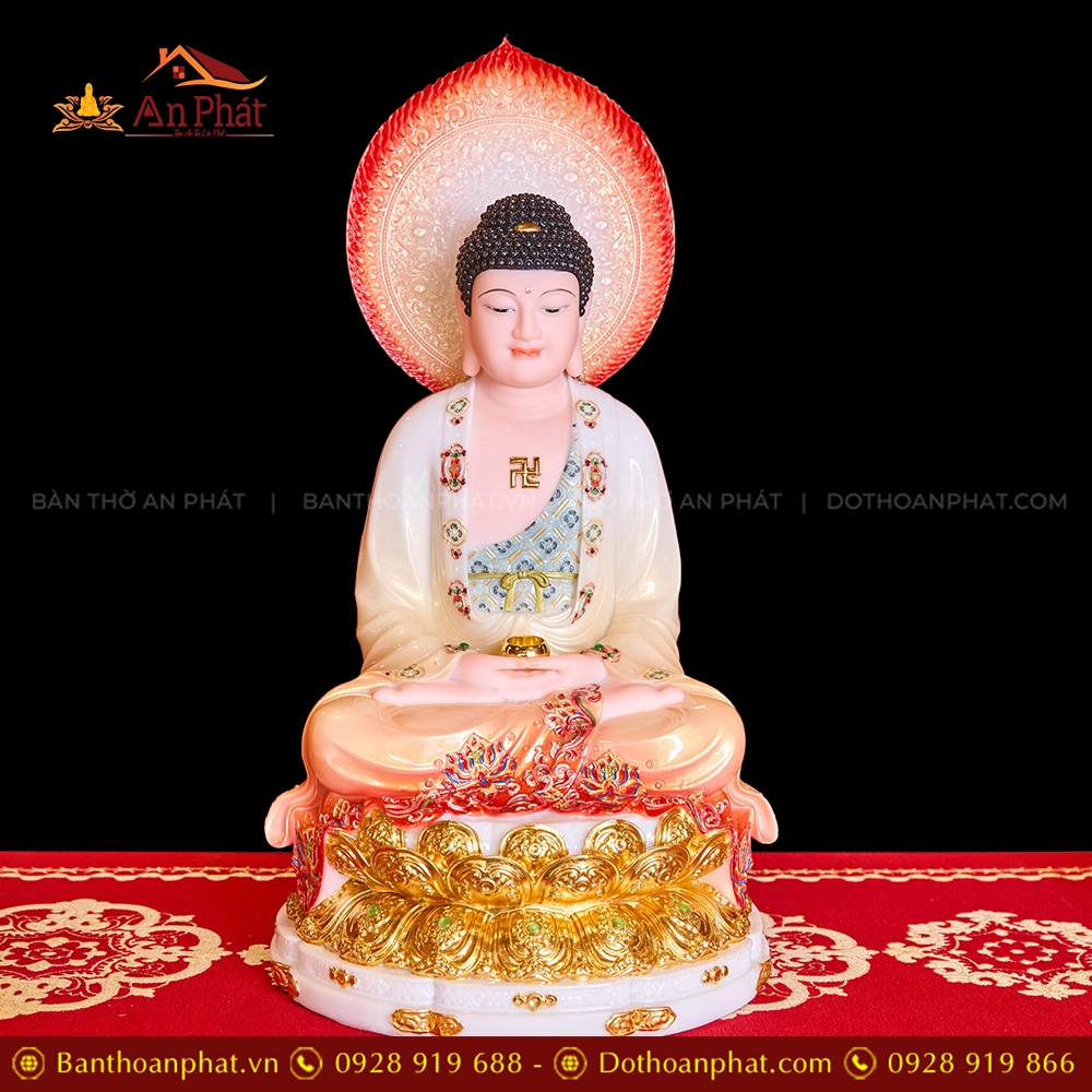 Tượng Phật Thích ca ngồi bằng đá đẹp