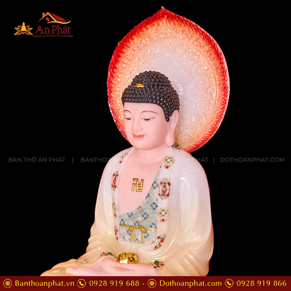 Tuong Ta Ba Tam Thanh Toa Dai Sen Da Cam Loang Dat Vang Co La De T2314 9