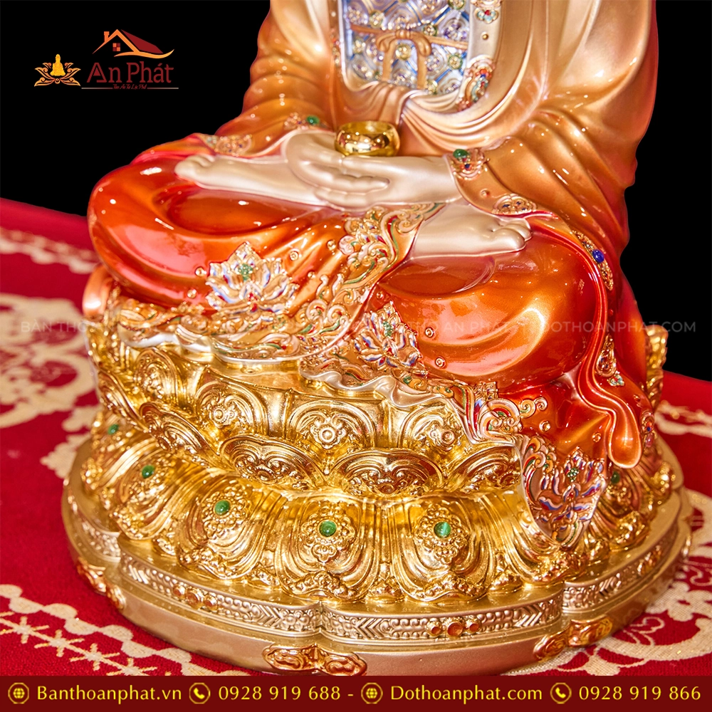 Tuong Tay Phuong Tam Thanh Da Hieu Ung Dong Toa Dai Sen Do Anh Kim Dat Vang Co La De T2329 8