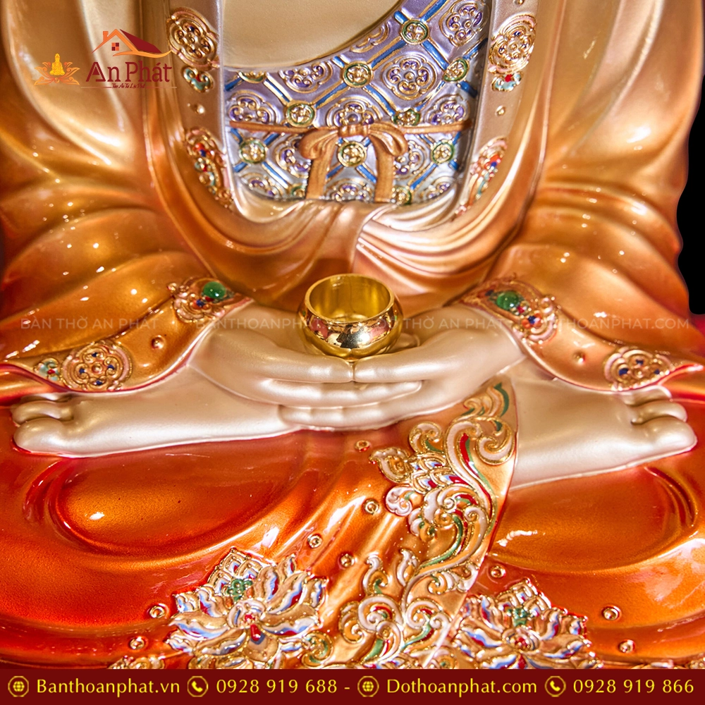 Tượng Tây Phương Tam Thánh Đá Hiệu Ứng Đồng Tọa Đài Sen Đỏ Ánh Kim Dát Vàng Có Lá Đề T2329 24 Tuong Tay Phuong Tam Thanh Da Hieu Ung Dong Toa Dai Sen Do Anh Kim Dat Vang Co La De T2329 9