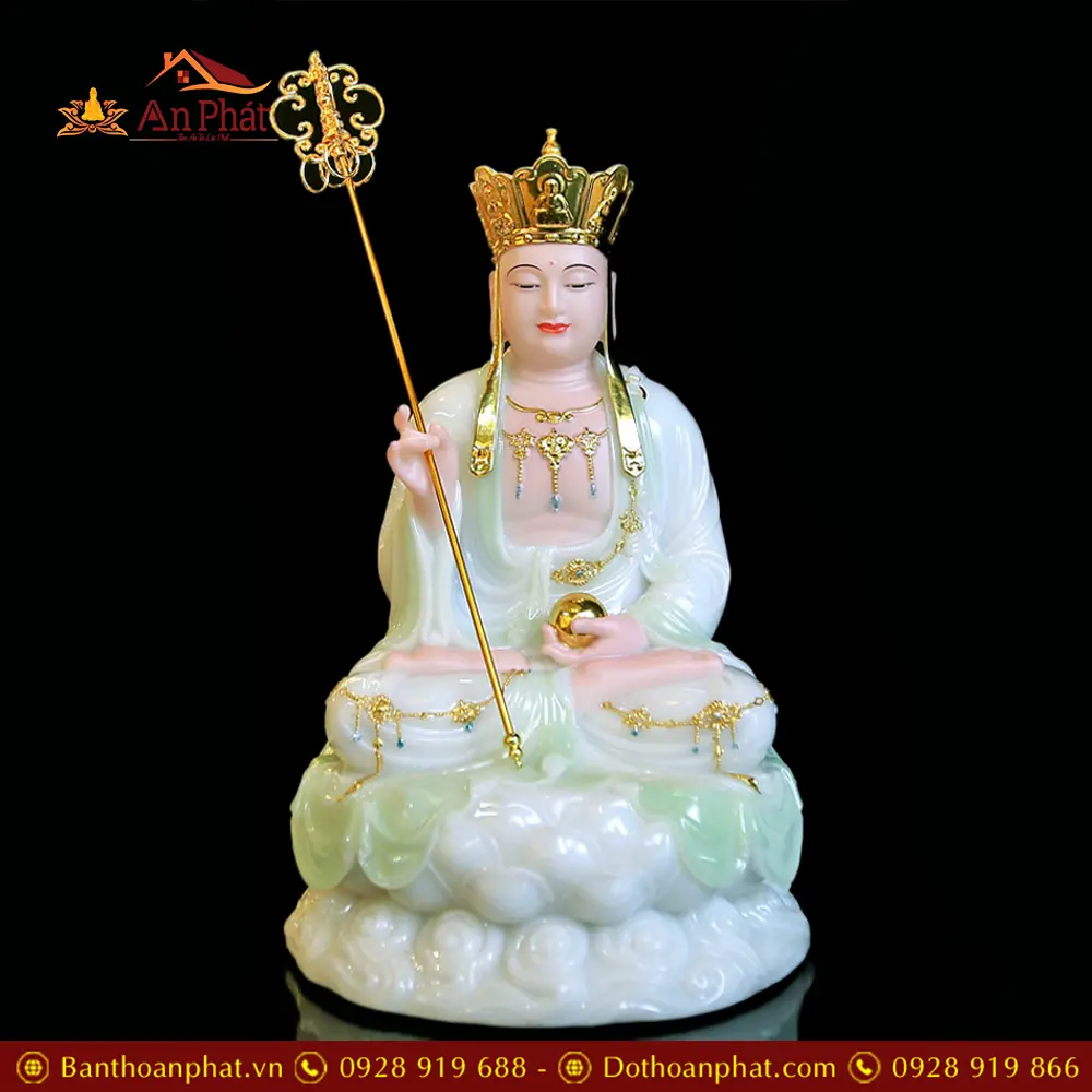 bo tuong phat ta ba tam thanh bot da xanh cao cap t234100006