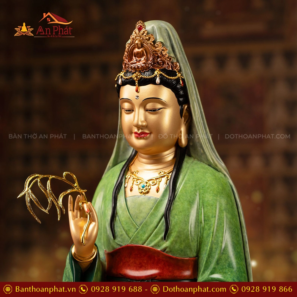 Tron Bo Tuong Phat Ngoc Thach Phu Dong Luc Bao Van T2427 8