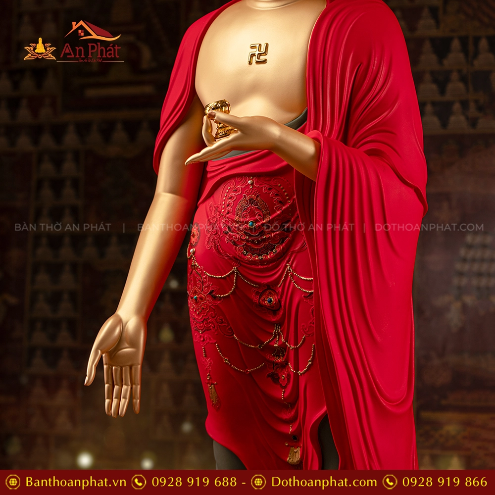 Tuong Bon Su Thich Ca Mau Ni Ngoc Thach phu Dong Tam Sac Co T2420 6