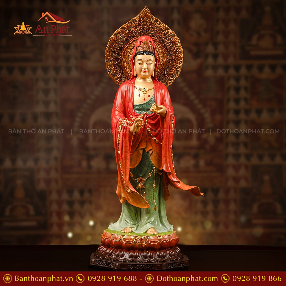 Tượng Quan Âm Ngọc Thạch phủ Đồng Cổ Vân T2406