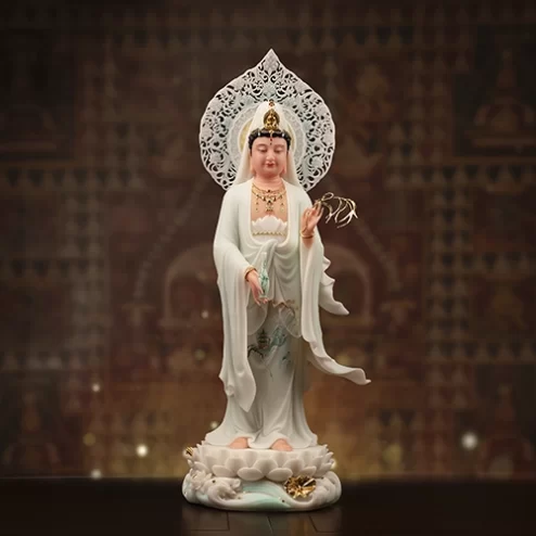 Tượng Quan Âm Thạch Anh Tịnh Vân T2403