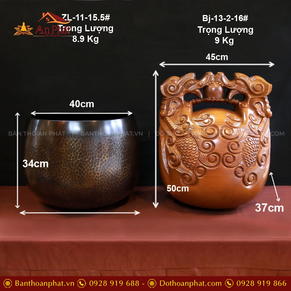 Bộ Chuông Đồng Đen - Mõ Rồng Gỗ tụng kinh Đài Loan AK11219 18 Mua chuông mõ tụng kinh