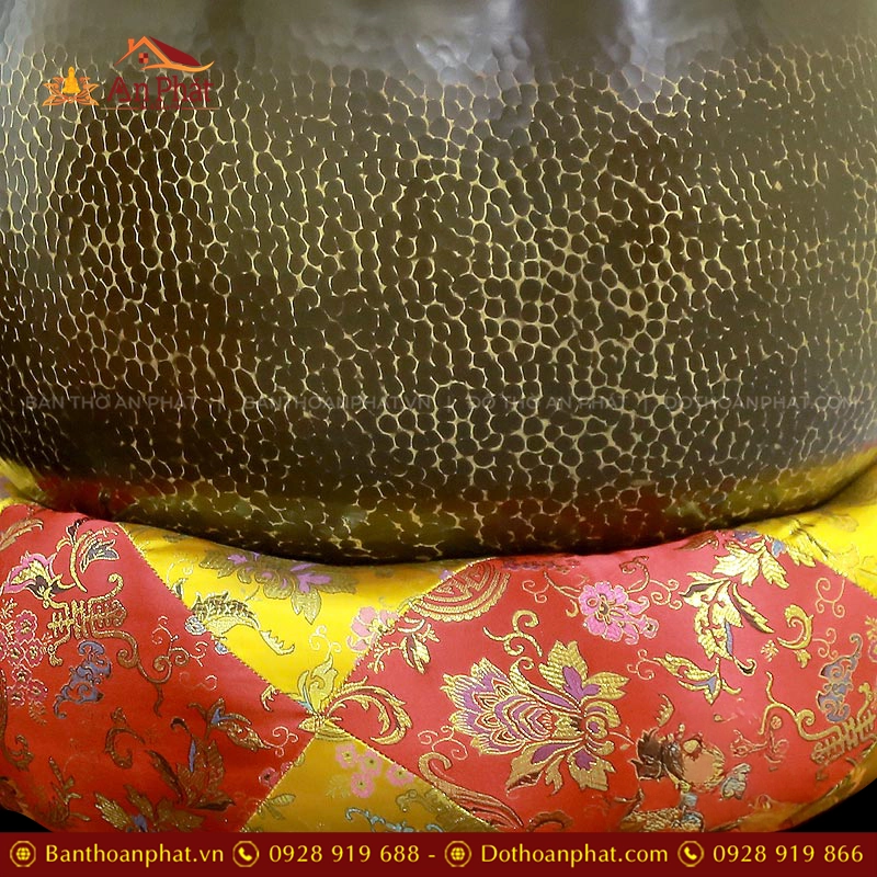 Bộ Chuông Đồng Mõ Rồng Gỗ nhập khẩu cỡ lớn AK11222 12 Bo Chuong Dong Mo Rong Go nhap khau co lon AK11222 5