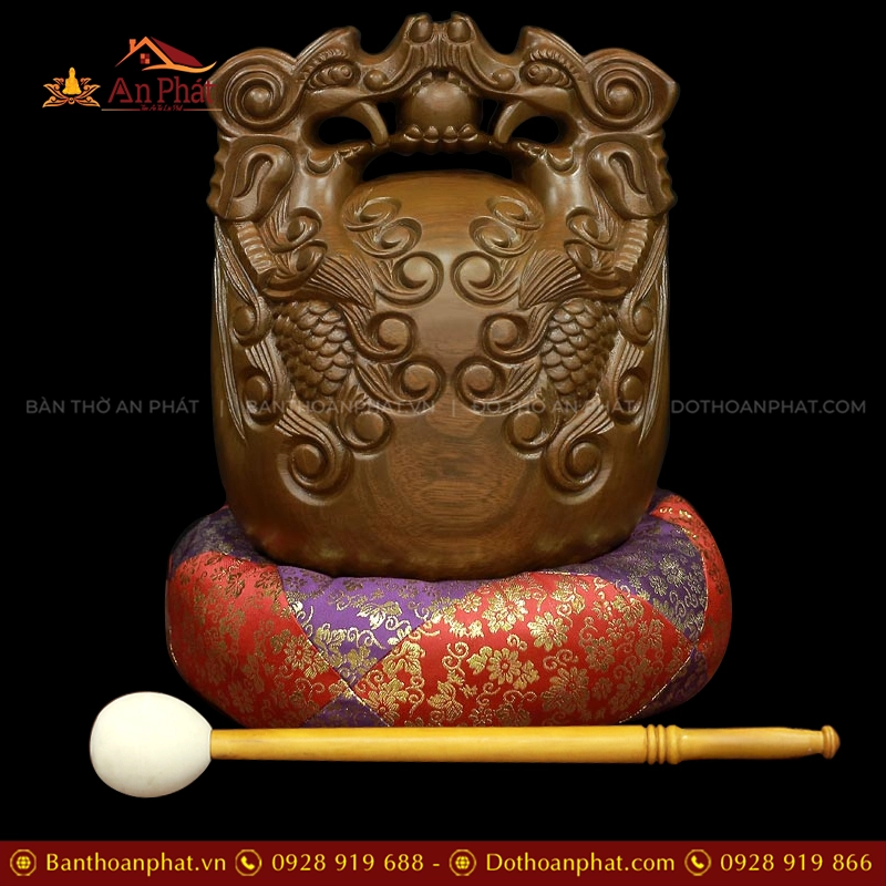 Bộ Chuông Mõ Đài Loan cao cấp AK11221 17 Mua chuông mõ tụng kinh