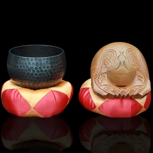 Bộ Chuông Mõ Tụng Kinh Tại Gia cao cấp nhiều cỡ AK11213