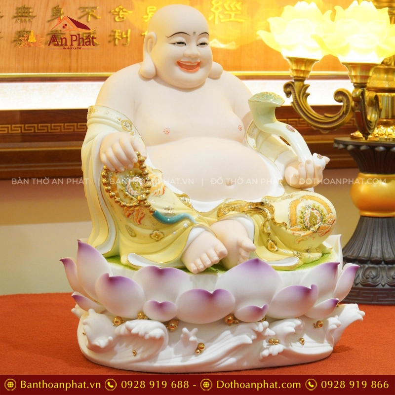Tôn Tượng Phật Di Lặc T2557 14 Tượng Phật Di Lặc ngồi đẹp