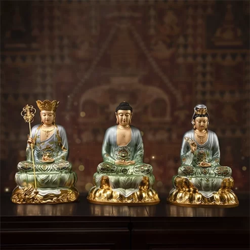 Tôn Tượng Ta Bà Tam Thánh Ngọc Thạch Phủ Đồng Thanh Vân T2439