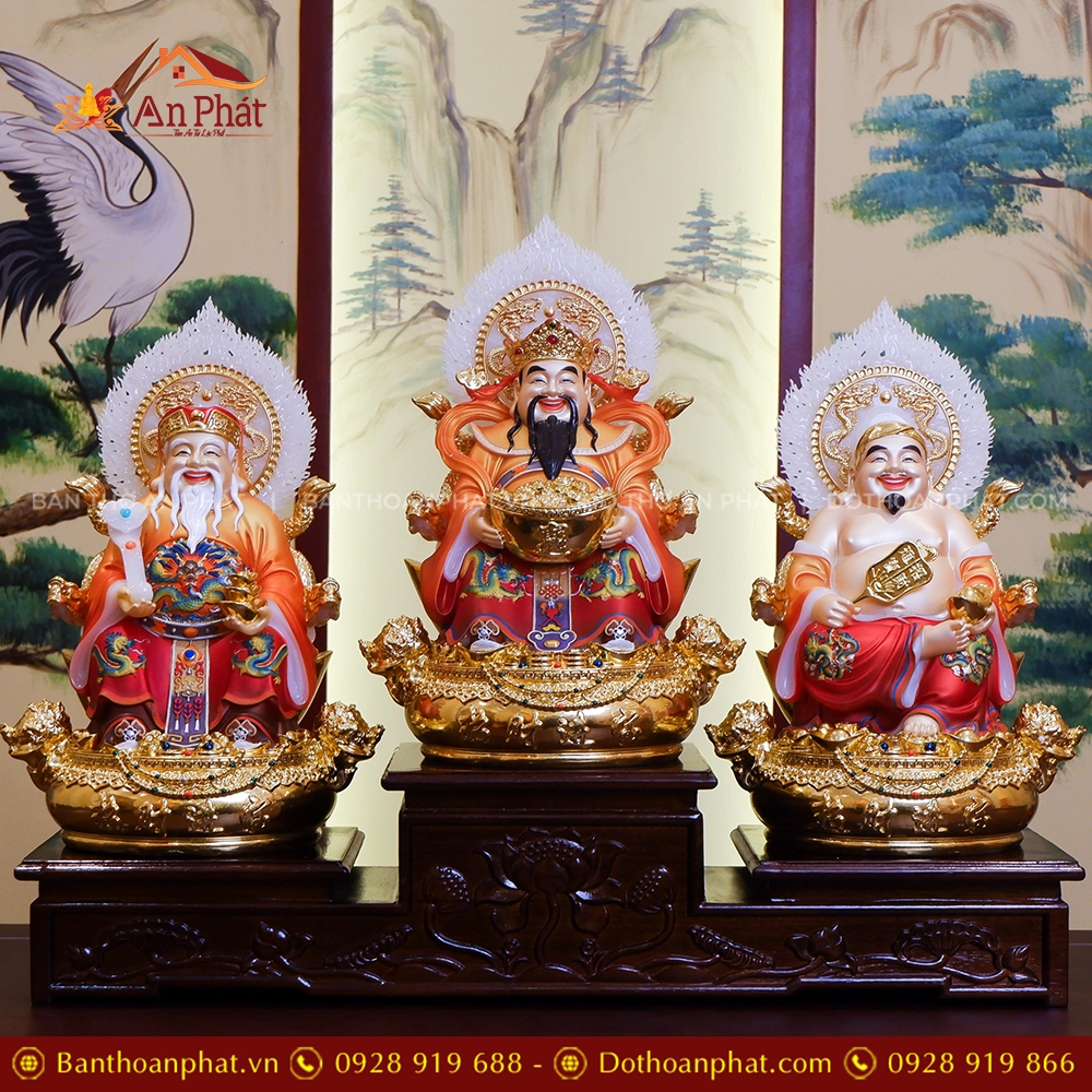 Tượng Tài Địa Song Long Ngọc Thạch Phủ Đồng Dát Vàng T2520 17 Tượng Tài Địa Song Long Ngọc Thạch Phủ Đồng Dát Vàng T2520