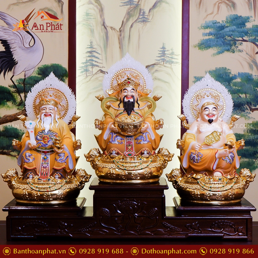 Tượng Tài Địa Song Long Ngọc Thạch Phủ Đồng Dát Vàng T2521 15 Tượng Tài Địa Song Long Ngọc Thạch Phủ Đồng Dát Vàng T2521