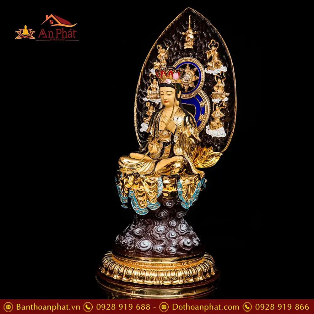 bo tuong hoa nghiem tam thanh dong dat vang cao cap t271500004